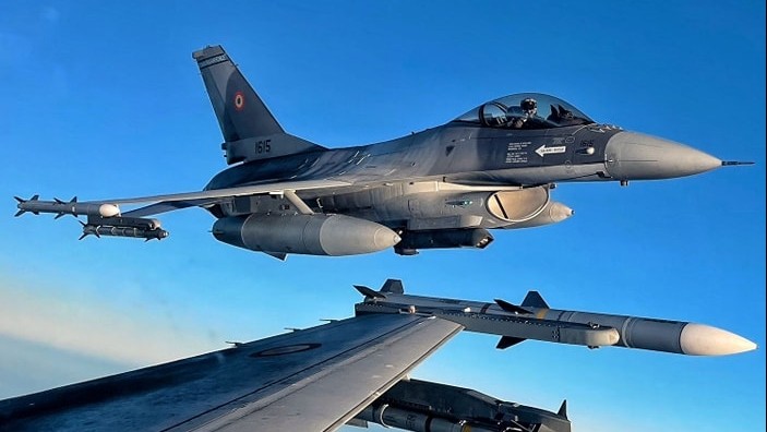 Dronă doborâtă de o aeronavă F-16 a Forțelor Aeriene Române în spațiul aerian estonian. UPDATE NATO a confirmat. Anunțul ministrului Radu Miruță