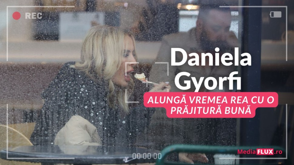 PAPARAZZI Daniela Györfi în oraș la cafele și prăjituri după ce a slăbit Cum arată artista la 57 de ani FOTO și VIDEO