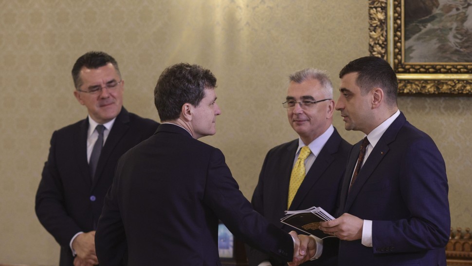 George Simion după discuțiile cu președintele Nicușor Dan Am cerut mandat pentru formarea unei guvernări