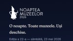 Noaptea Muzeelor 2026. Lista instituțiilor care vor deschide porțile gratuit pentru vizitatori