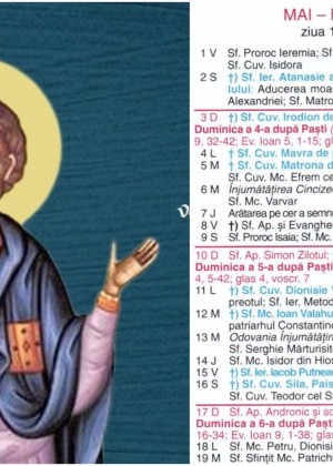 Sărbătoare în Calendarul Ortodox pe 22 mai 2026. Rugăciunea care se spune în această zi