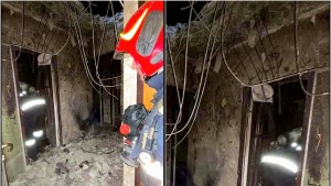 Primele imagini cu apartamentul distrus de drona prăbușită în Galați DSU Rănile suferite de cele două persoane au fost superficiale