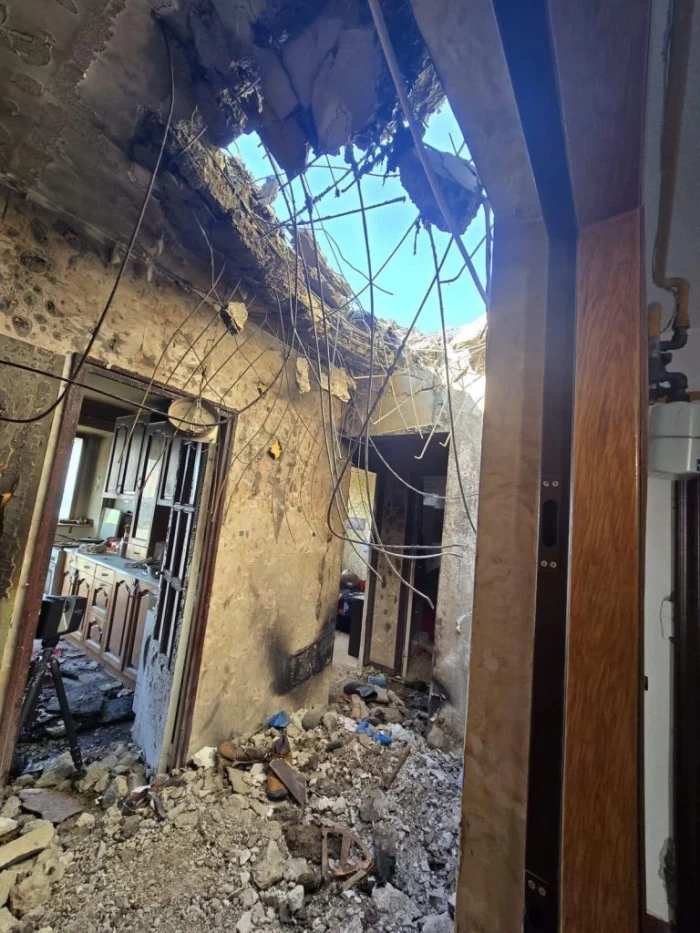 Primele imagini cu apartamentul distrus de drona prăbușită în Galați! DSU: Rănile suferite de cele două persoane au fost superficiale