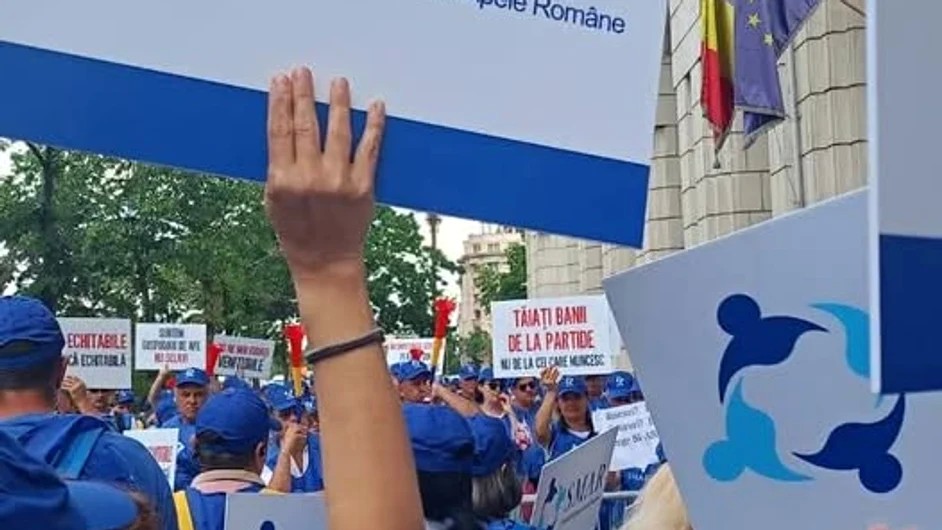 Proteste ale angajaților Apelor Române în București. Care sunt revendicările