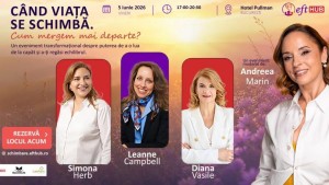 Eveniment Când viața se schimbă. Cum mergem mai departe. Conversație din perspectiva practicii terapeutice cu Andreea Marin facilitator