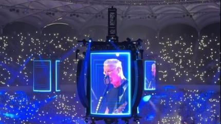 Primele imagini de la concertul Metallica în București. Spectatorii au făcut valuri în tribunele Arenei Naționale FOTO și VIDEO