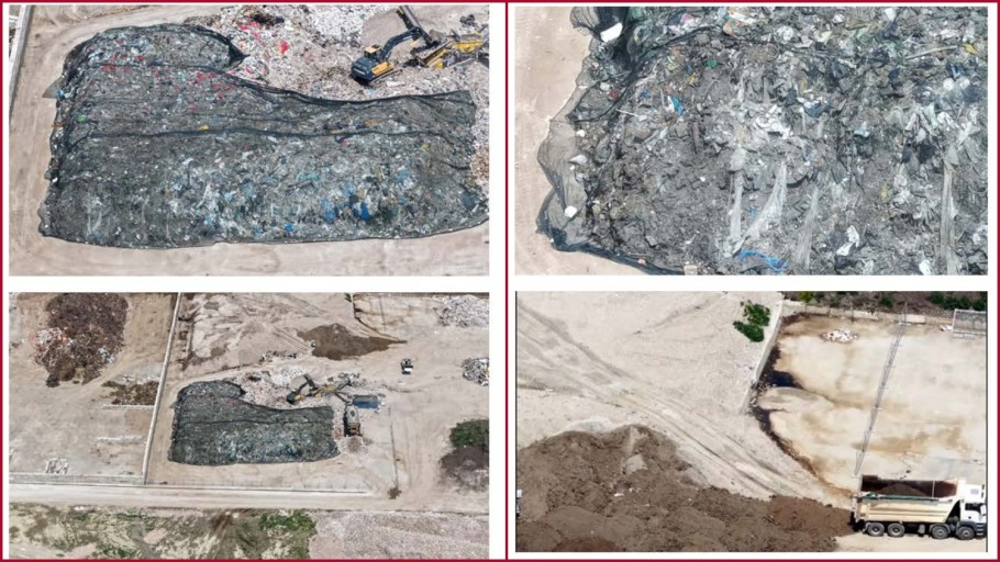 Alertă la Mihăilești din cauza deșeurilor Acuzații grave privind îngroparea direct în sol a unor deșeuri amestecate la stația de sortare ECOSFERA RECYCLE
