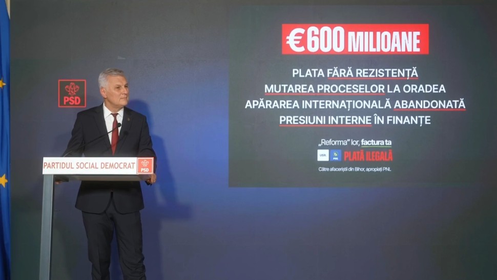 Anunț privind Ordonanța SAFE Biroul permanent al Senatului a decis ca Senatul să sesizeze CCR pentru un conflict constituțional anunță senatorul Daniel Zamfir