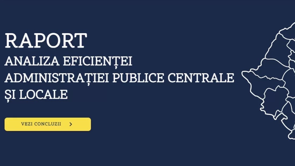 Raport al Guvernului privind eficiența administrației publice centrale și locale Rămâne fragmentată și supradimensionată în raport cu rezultatele obținute