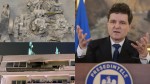 A fost stabilită proveniența dronei care a lovit blocul din Galați. Imagini doveditoare prezentate de Nicușor Dan UPDATE GALERIE FOTO