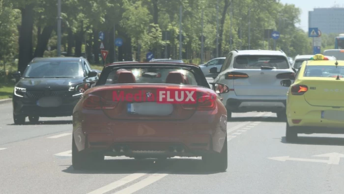 Ștefan Bănică Junior, cu BMW-ul decapotabil prin București