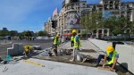 Circulația în zona Piața Unirii reluată de săptămâna viitoare. Daniel Băluță Se montează semafoarele