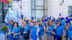 Angajații din Finanțe opresc activitatea în semn de protest față de legea salarizării. Oamenii au ieșit în fața Ministerului