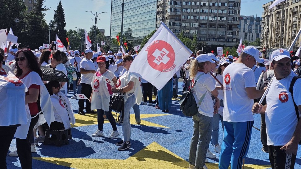 Grevă japoneză în Sănătate Sindicaliștii Sanitas amenință cu greva generală din cauza Legii salarizării