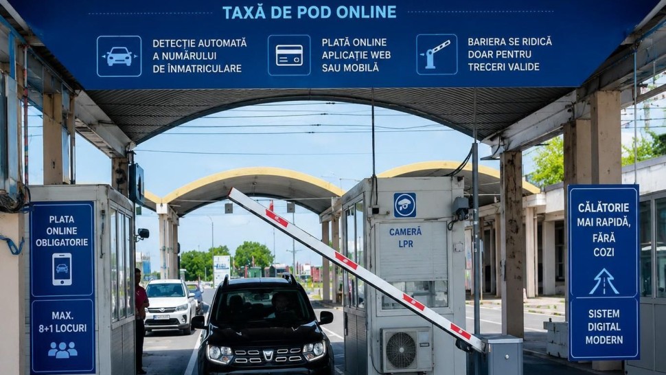 Modificare privind taxa de pod de la Giurgiu-Ruse. Va intra în vigoare la 15 iunie