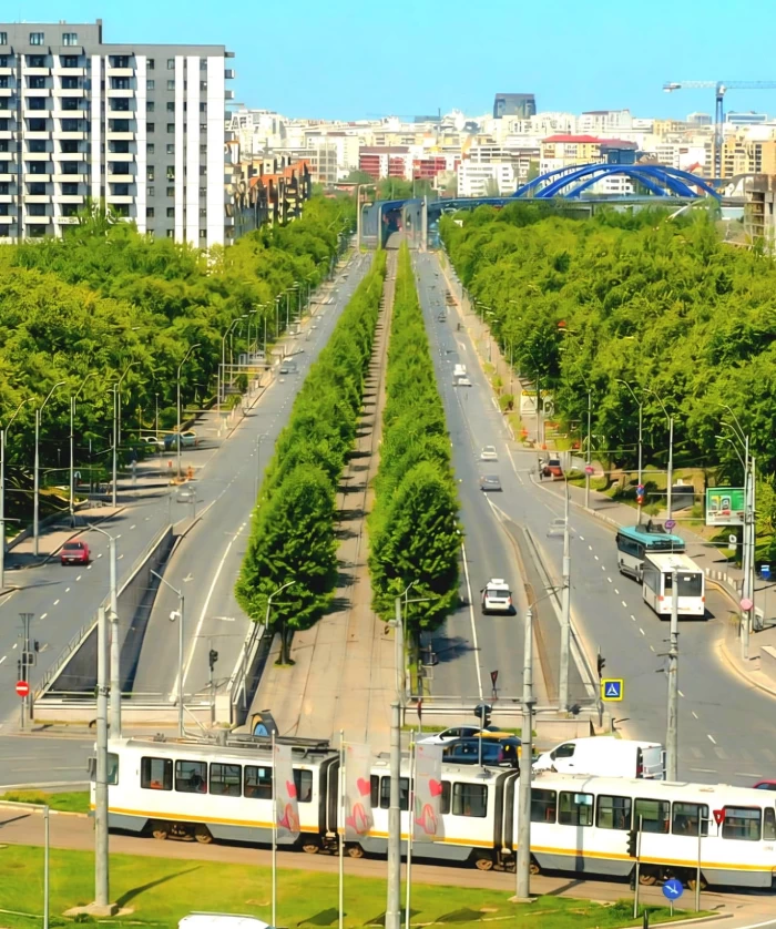 Scuarul central al Căii Văcărești
