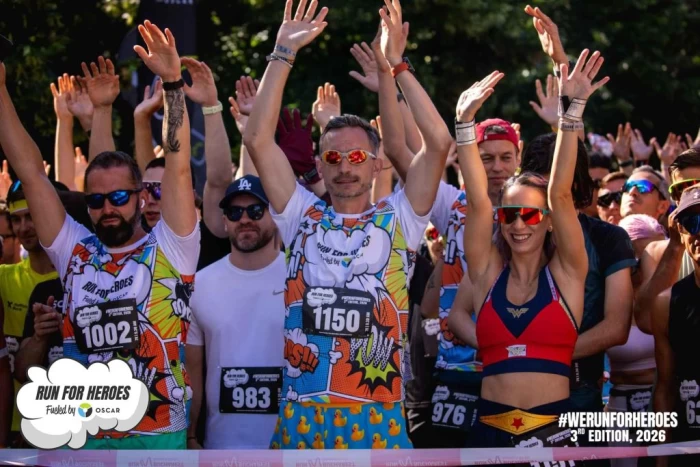 Peste 3.000 de alergători au concurat la cea de-a treia ediție a cross-ului caritabil Run for Heroes