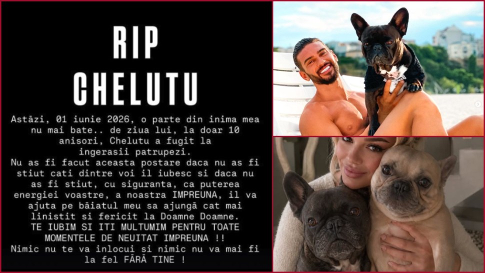 Dorian Popa în lacrimi după ce a murit Cheluțu Anunțul artistului după decesul patrupedului de ziua lui