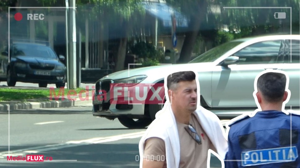 PAPARAZZI Adrian Alexandrov iubitul Elenei Udrea întoarce pe interzis după ce a îmbrățișat un polițist de la circulație FOTO și VIDEO