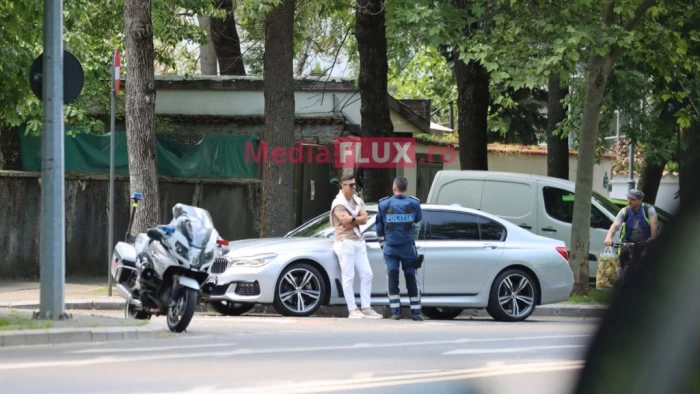 Adrian Alexandrov, iubitul Elenei Udrea, întoarce pe interzis după ce a îmbrățișat un polițist de la circulație