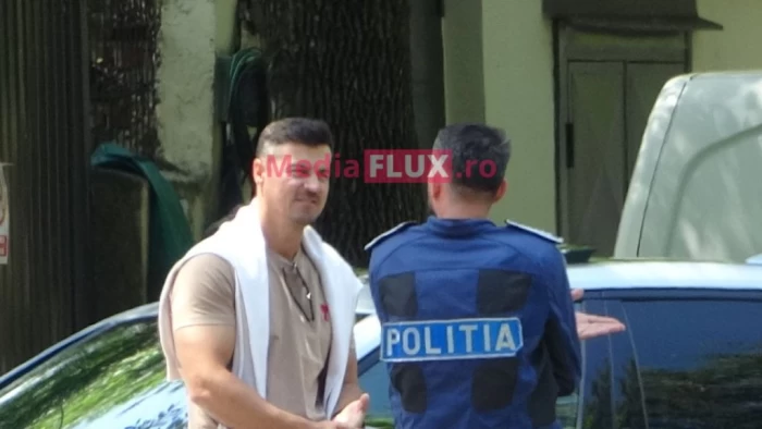 Adrian Alexandrov, iubitul Elenei Udrea, întoarce pe interzis după ce a îmbrățișat un polițist de la circulație