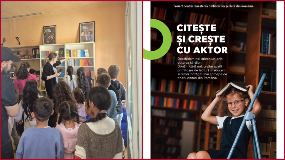 AKTOR România donație de cărți care a adus bucurie pentru 1.300 de copii din trei școli din Augustin Homorod și Rupea