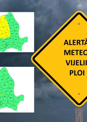 ANM Cod galben de intensificări ale vântului vijelii şi instabilitate atmosferică în zeci de județe