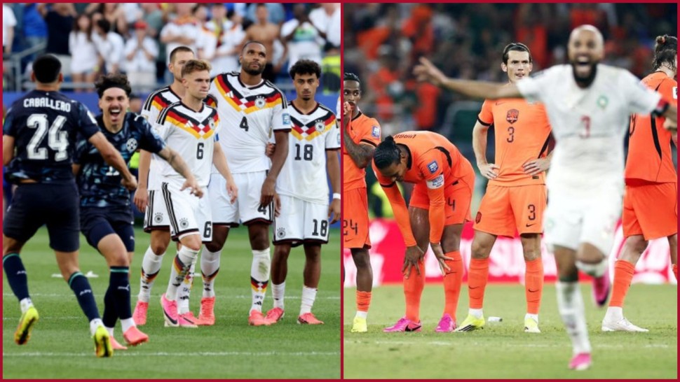 Surprize mari la Campionatul Mondial Maroc și Paraguay în optimile Cupei Mondiale după ce au eliminat Olanda și Germania. Brazilia calificată și ea