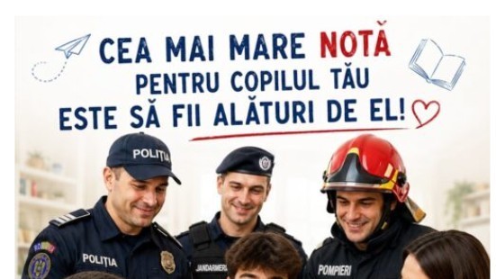 Apel MAI către părinţi profesori şi comunitate să acorde mai multă atenţie siguranţei şi sprijinului oferit copiilor Niciun examen nu merită un copil pierdut. Cea mai mare notă este să ştie că eşti alături de el 