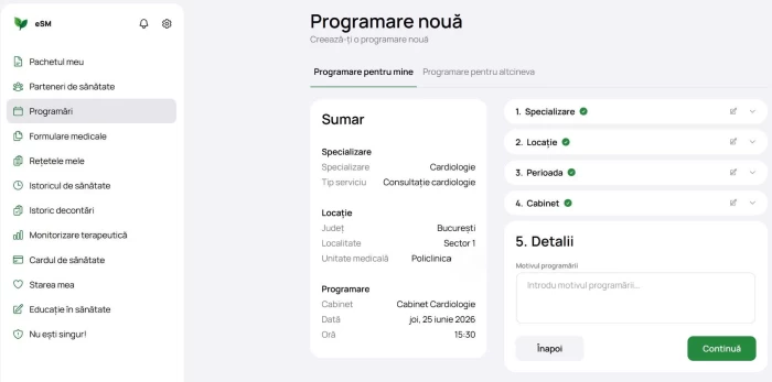 Portalul ”e-Sănătatea Mea”