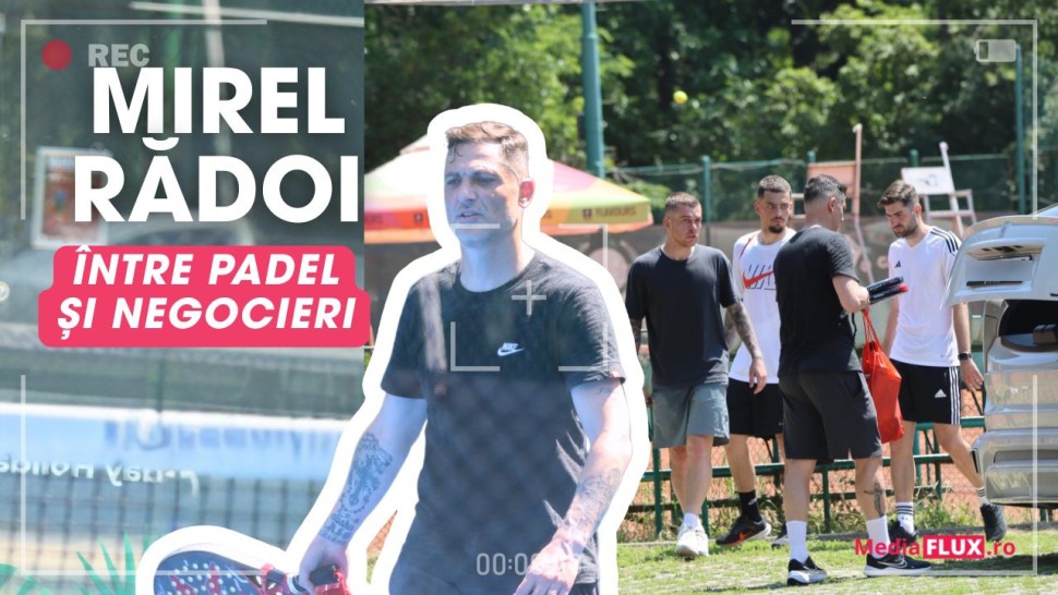 PAPARAZZI Mirel Rădoi a lăsat fotbalul pentru un meci de padel cu fiul său și doi jucători de la Universitatea Craiova După partidă discuțiile au continuat acasă la antrenor FOTO și VIDEO