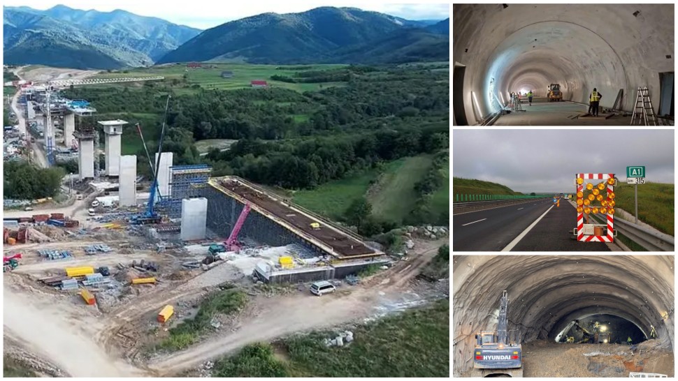 Autostrada Sibiu - Pitești prinde contur. Un nou tunel a intrat în lucru | VIDEO
