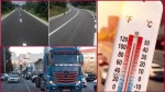 Restricții de circulație din cauza valului de caniculă pe șosele și în transportul feroviar. Anunțul CNAIR și CFR