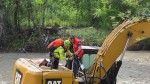 Salvare la limită după viitură. Un bărbat din județul Dâmbovița a fost luat cu elicopterul SMURD