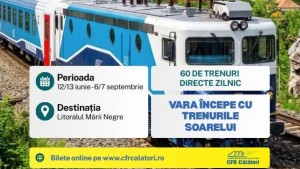 Trenurile Soarelui 2026. Legături directe spre litoral din toate regiunile. Ce beneficii au călătorii