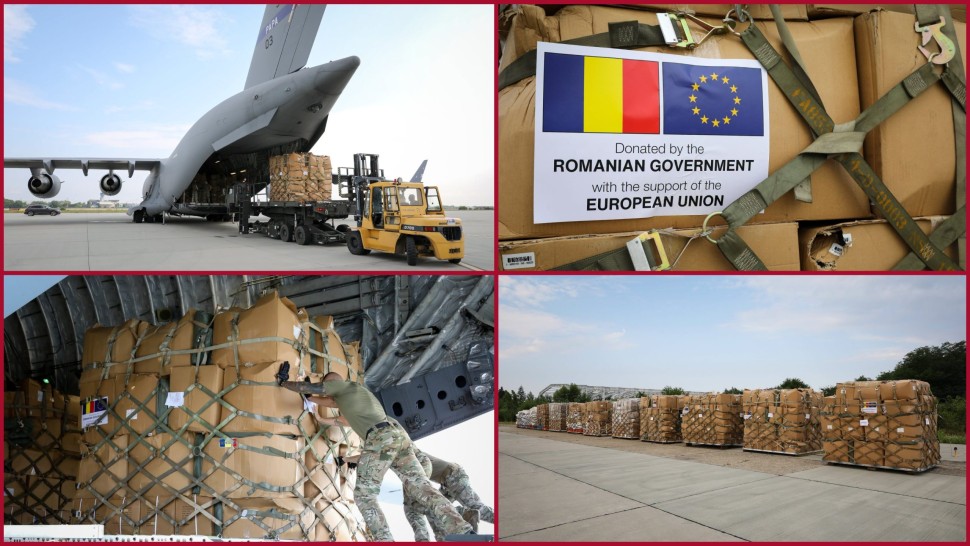 România ajutor umanitar pentru Venezuela în urma cutremurelor majore Corturi pături saci de dormit perne așternuturi și medicamente trimise cu un avion militar