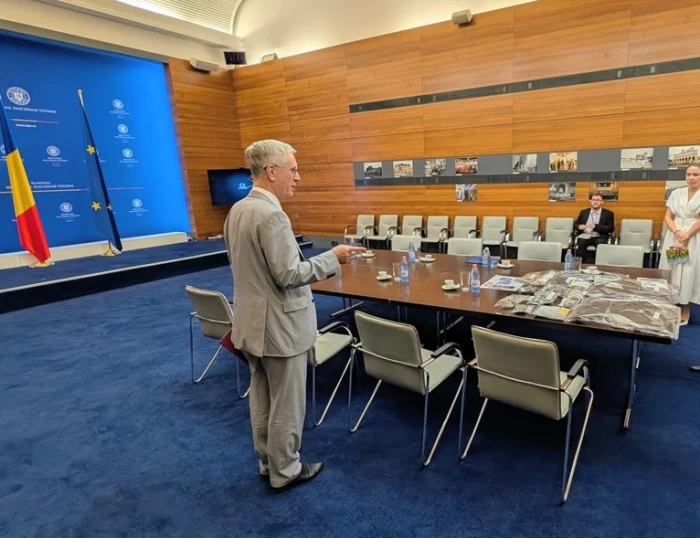 Ambasadorul Rusiei la București, Valentin Lipaev, convocat la MAE: I s-au prezentat fragmente ale dronei distruse pe teritoriul României FOTO