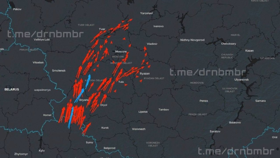 Atacuri masive cu drone ale Ucrainei în Rusia O bază petrolieră din Stavropol a luat foc. Regiunea Moscova inclusiv capitala vizată. Rusia a atacat de asemenea 
