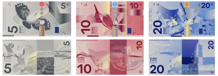 Cum vor arăta noile bancnote euro