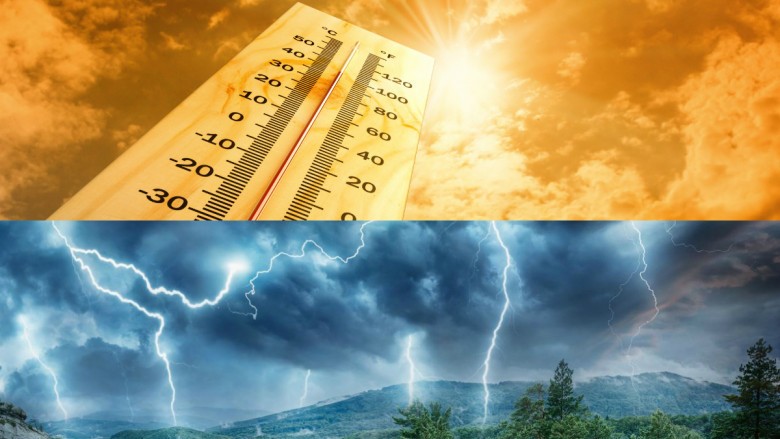 Val de caniculă și furtuni în următoarele zile. Cod galben și temperaturi tropicale de 37 de grade Celsius până sâmbătă seară HARTĂ