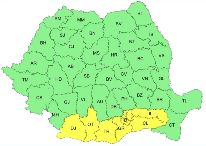 Caniculă luni