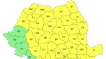 Alertă meteo în aproape toată România Cod galben de vijelii vânt puternic instabilitate atmosferică și averse prelungit până joi HARTĂ