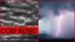 Cod roșu portocaliu și galben de instabilitate atmosferică accentuată vijelii vânt și averse torențiale în zeci de județe inclusiv în București HARTĂ