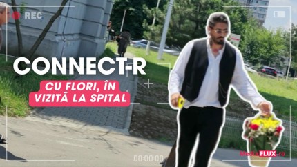 PAPARAZZI Connect-R cu flori la spital alături de mama sa. Rodica Mihalache îi poartă de grijă și la 44 de ani FOTO și VIDEO