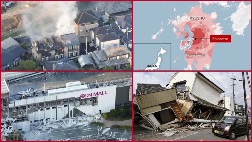 Crește numărul victimelor decedate în cutremurul de 7.1 din Japonia Echipele de salvare scot oamenii din centrul comercial prăbuşit. Pene uriașe de curent și spitale pline