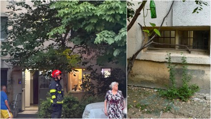EXCLUSIV Explozie într-un bloc din Constanța. O persoană a fost rănită FOTO și VIDEO