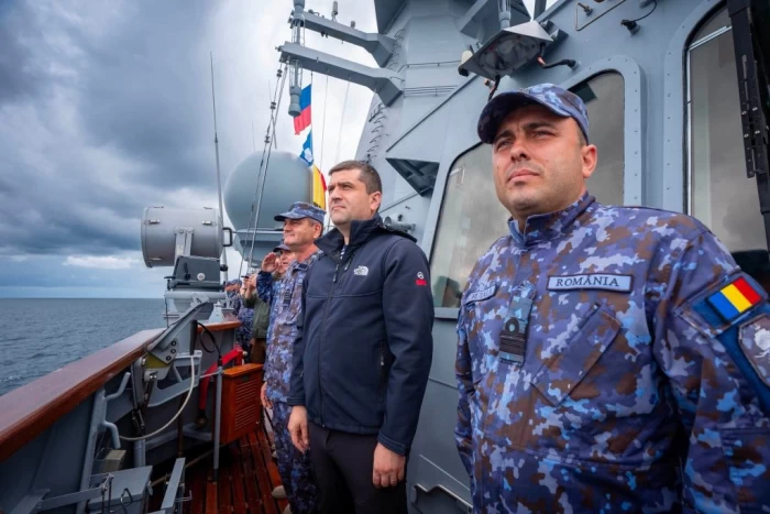 Corveta construită în Turcia a sosit în Portul Militar Constanța! Prima navă nouă de luptă care intră în dotarea Armatei după 35 de ani