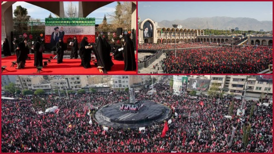 Funeraliile lui Khamenei în Iran. Liderul Suprem Mojtaba absent în timp ce mulțimile se adună pentru a-l plânge pe ayatollahul ucis VIDEO