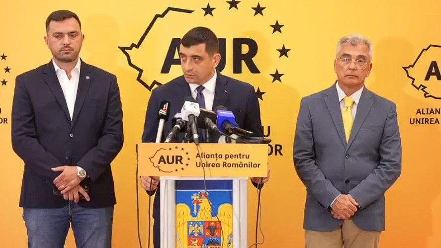 Simion Liderii deputaților și senatorilor AUR împuterniciți să poarte discuții cu toate partidele din Parlament pentru a ajunge cât mai repede la alegeri şi la un guvern stabil