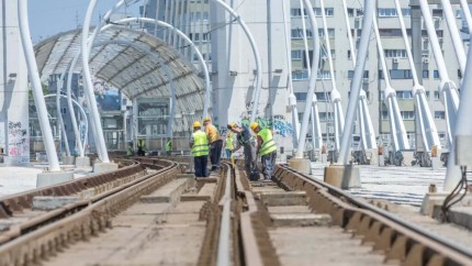 Se redeschide circulația pe Podul Basarab. Tramvaiele își reiau traseele obișnuite